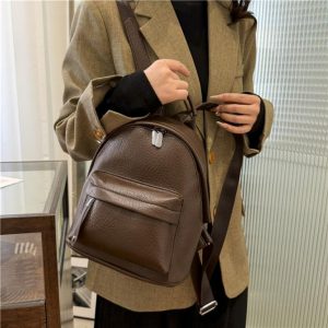 Bags |  Mens Faux Leather Backpack Accessories Bags