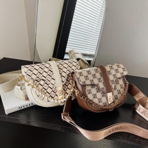 Bags |  Womens Monogram Graphic Saddle Bag Accessories Bags