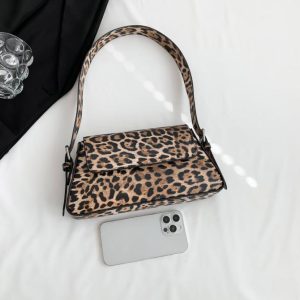 Bags |  Womens Satin Leopard Crossbody Bag Accessories Bags