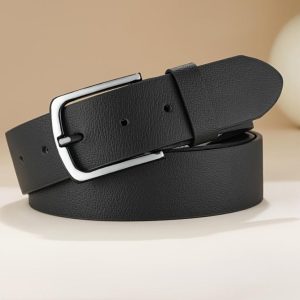 Belts |  Mens Square Buckle Leather Belt Accessories Belts