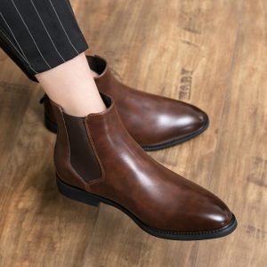 Boots |  Mens Lyttleton Chelsea Boot – Teak Multi Boots Boots