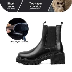 Boots |  Womens Essential Midheel Leather Bootie Boots Boots