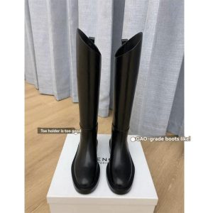 Boots |  Womens Gretta Black Leather Long Boot Boots Boots