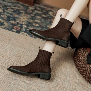 Boots |  Womens Low Heel Western Ankle Boots Boots Boots