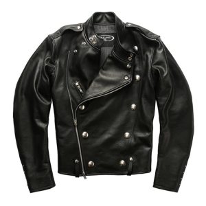 Coats & Jackets |  Mens Double Breasted Lambskin Biker Jacket Clothing Coats & Jackets