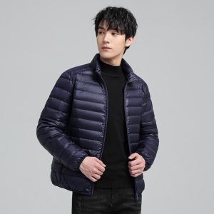 Coats & Jackets |  Mens Essential Funnel Neck Puffer Jacket Clothing Charcoal