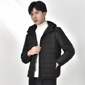 Coats & Jackets |  Mens Essential Hooded Puffer Jacket Clothing Black