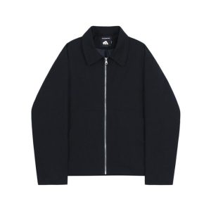 Coats & Jackets |  Mens Kem Jersey Knit Zip Jacket Clothing Black