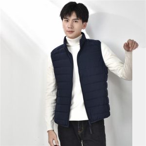 Coats & Jackets |  Mens Lightweight Padded Vest Clothing Black