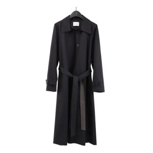 Coats & Jackets |  Mens Long Belted Coat Clothing Coats & Jackets