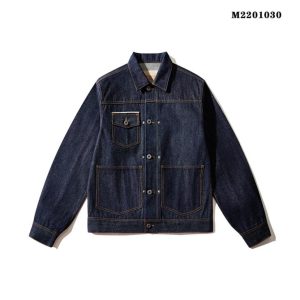 Coats & Jackets |  Mens Monogram Studded Denim Jacket Clothing Coats & Jackets