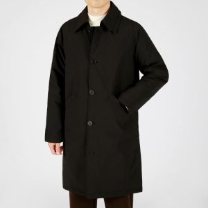 Coats & Jackets |  Mens Single-Breasted Long Raincoat Clothing Coats & Jackets