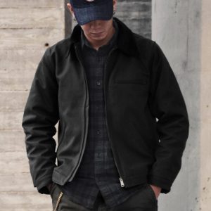 Coats & Jackets |  Mens The Stronghold Corduroy Collar Jacket Clothing Black