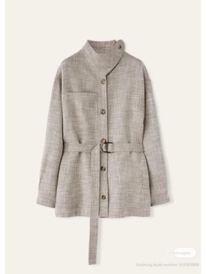 Coats & Jackets |  Womens Belted Shacket Clothing Coats & Jackets