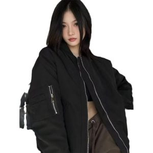 Coats & Jackets |  Womens Bomber Jacket Ld51 Clothing Coats & Jackets