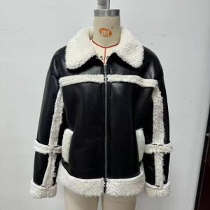 Coats & Jackets |  Womens Borg Aviator Jckt Ld44 Clothing Coats & Jackets