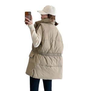 Coats & Jackets |  Womens Bungee Waist Padded Gilet Clothing Coats & Jackets