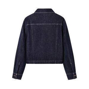 Coats & Jackets |  Womens Cuffed Paneled Denim Jacket Clothing Coats & Jackets