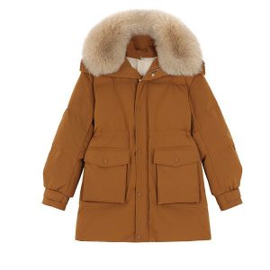 Coats & Jackets |  Womens Faux Fur Hooded Parka Clothing Coats & Jackets