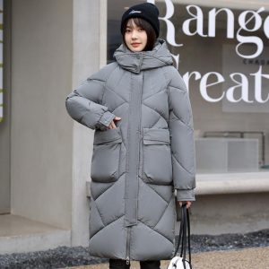 Coats & Jackets |  Womens Longline Quilted Coat Clothing Coats & Jackets