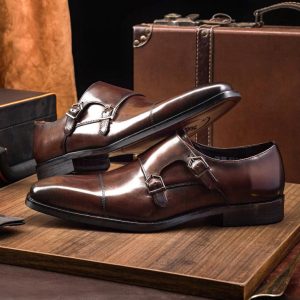 Dress Shoes |  Mens Balwyn Double Monk Dress Shoe Dress Shoes Dress Shoes