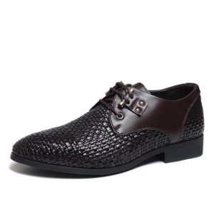 Dress Shoes |  Mens Cabo Woven Derby Dress Shoes Dress Shoes