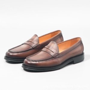 Dress Shoes |  Mens St James Loafer – Cognac Dress Shoes Dress Shoes