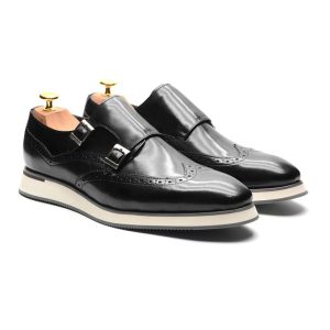 Dress Shoes |  Mens Suede Monk Strap Dress Shoe Dress Shoes Dress Shoes