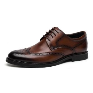 Dress Shoes |  Mens Tread Slim Brogue Derby Dress Shoes Dress Shoes