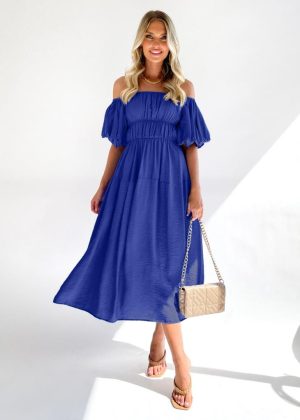 Dresses |  Womens Lily Hanky Hem Midi Dress Clothing Dresses