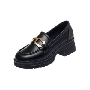 Flats |  Womens Moccasin With Gancini Ornament Flats Flats