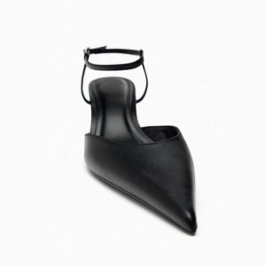 Flats |  Womens Paula Echevarría Ruched Slingback Flats Flats Black