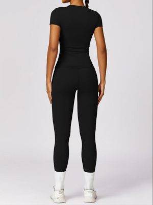 Gym Gear & Activewear |  Womens Buttery Soft Gym Leggings Clothing Black