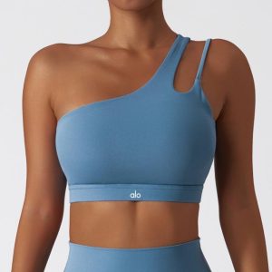 Gym Gear & Activewear |  Womens One Shoulder Crop Top Clothing Gym Gear & Activewear