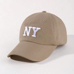 Hats, Gloves & Scarves |  Mens New York Embroidered Baseball Cap Accessories Black