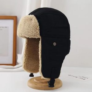 Hats, Gloves & Scarves |  Mens Thinsulate Trapper Hat Accessories Black