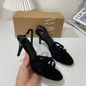 Heels |  Womens Paula Echevarría Stiletto Heel Sandals Heels Black