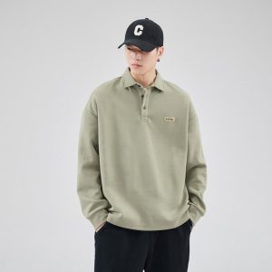 Hoodies & Sweatshirts |  Mens Collared Sweat Clothing Hoodies & Sweatshirts