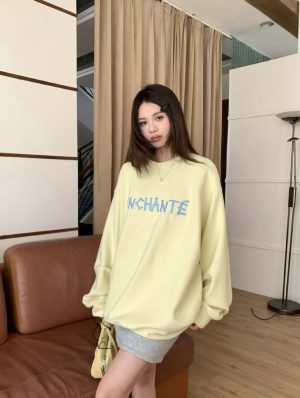 Hoodies & Sweatshirts |  Womens Blurred Logo Crew Clothing Hoodies & Sweatshirts