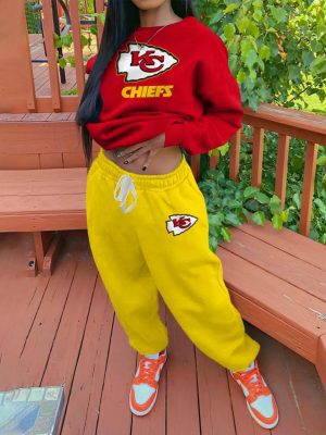 Hoodies & Sweatshirts |  Womens Nfl Kansas City Chiefs Oversized Sweatshirt Clothing Hoodies & Sweatshirts