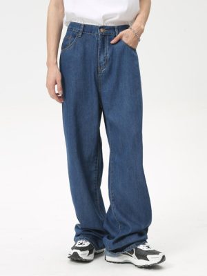 Jeans & Denim |  Mens Classic Logo Loose Denim Pant Clothing Jeans & Denim