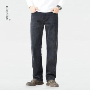 Jeans & Denim |  Mens Relaxed Straight Jeans Clothing Black