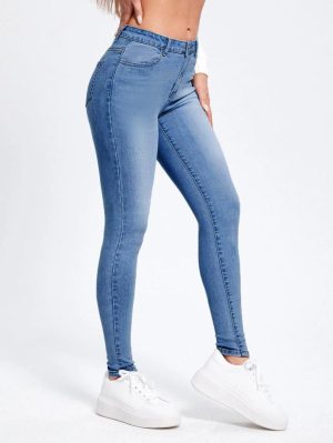 Jeans & Denim |  Womens Full Length Skinny Jean Clothing Jeans & Denim