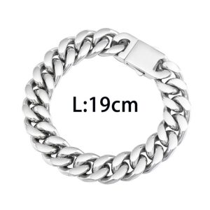 Jewellery |  Mens Premium Thick Chain Bracelet Accessories Jewellery