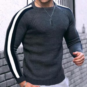 Knitwear |  Mens 3D Biker R Knit Clothing Knitwear