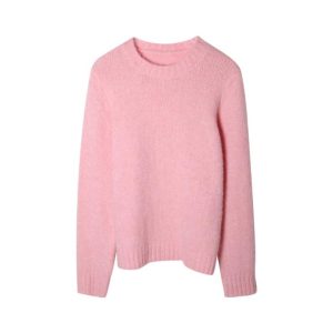 Knitwear |  Mens Curved Logo Crew Neck Sweater Clothing Knitwear