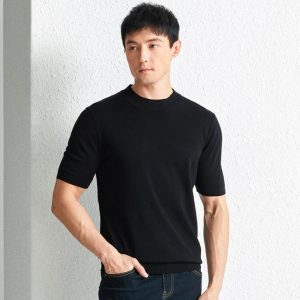 Knitwear |  Mens Knitted T-Shirt Sn44 Clothing Knitwear