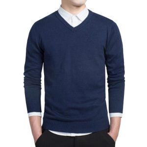 Knitwear |  Mens Merino Crew Neck Sweater Clothing Knitwear