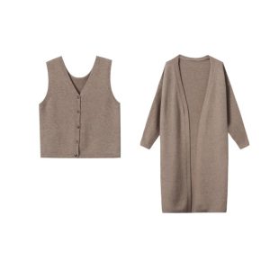 Knitwear |  Womens Maxi Length Cardi Ld44 Clothing Knitwear