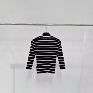 Knitwear |  Womens Stripe Boat Neck Knit Clothing Knitwear